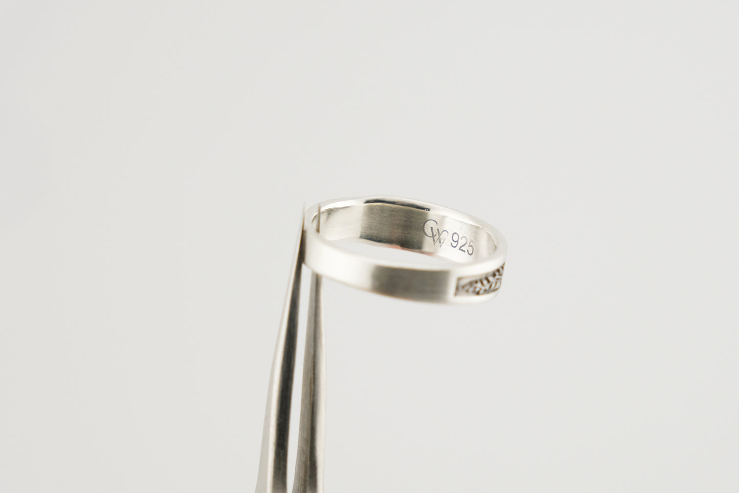 Ring, Engraved "Sword & Vine" Sterling Silver Ring