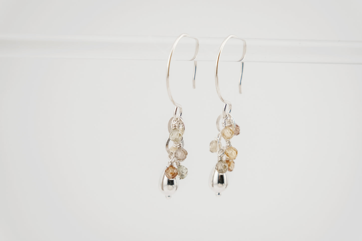 Earrings, "Confetti" gemstone earrings (multiple colors available)