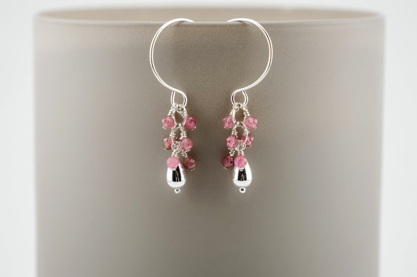 Earrings, "Confetti" gemstone earrings (multiple colors available)
