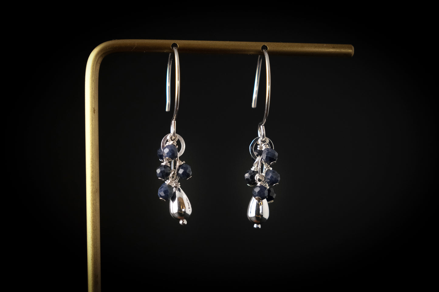 Earrings, "Confetti" gemstone earrings (multiple colors available)