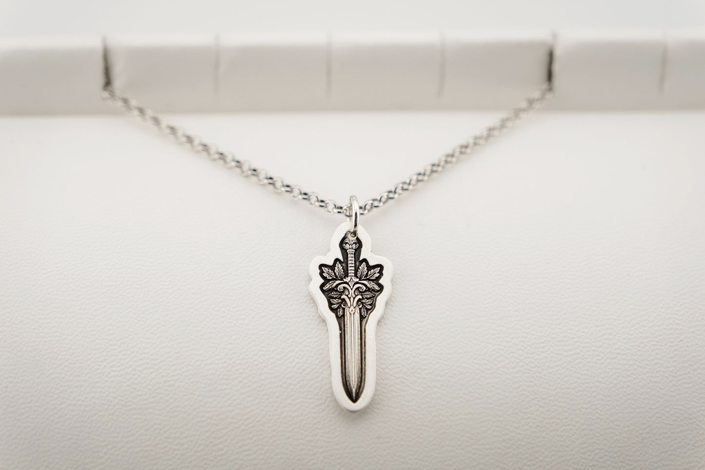 Necklace, Engraved Sword Necklace 1