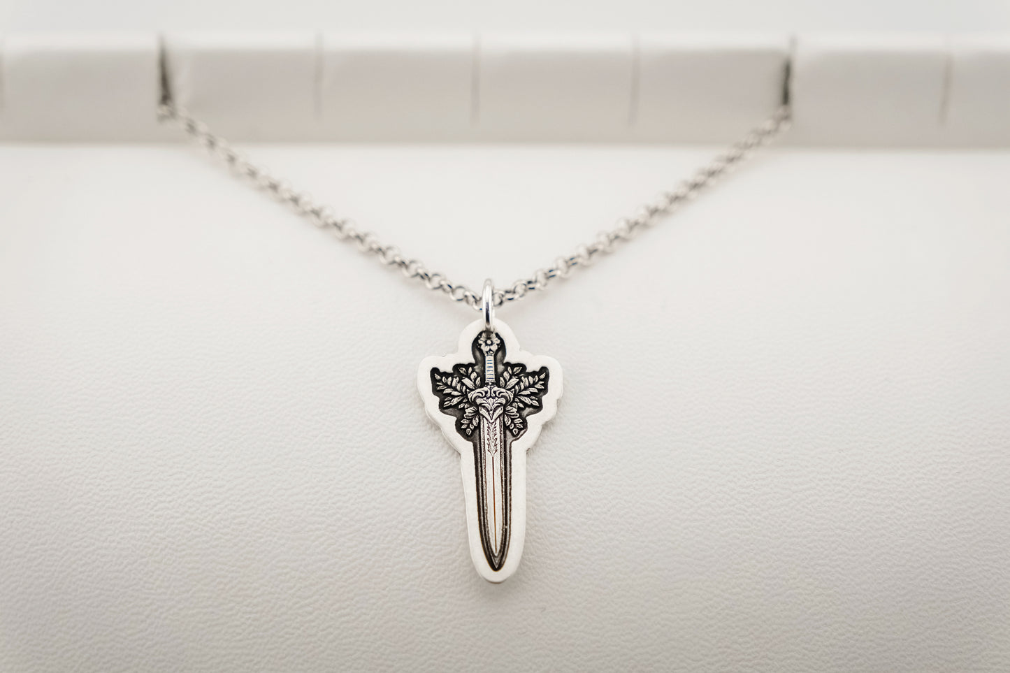Necklace, Engraved Sword Necklace 2