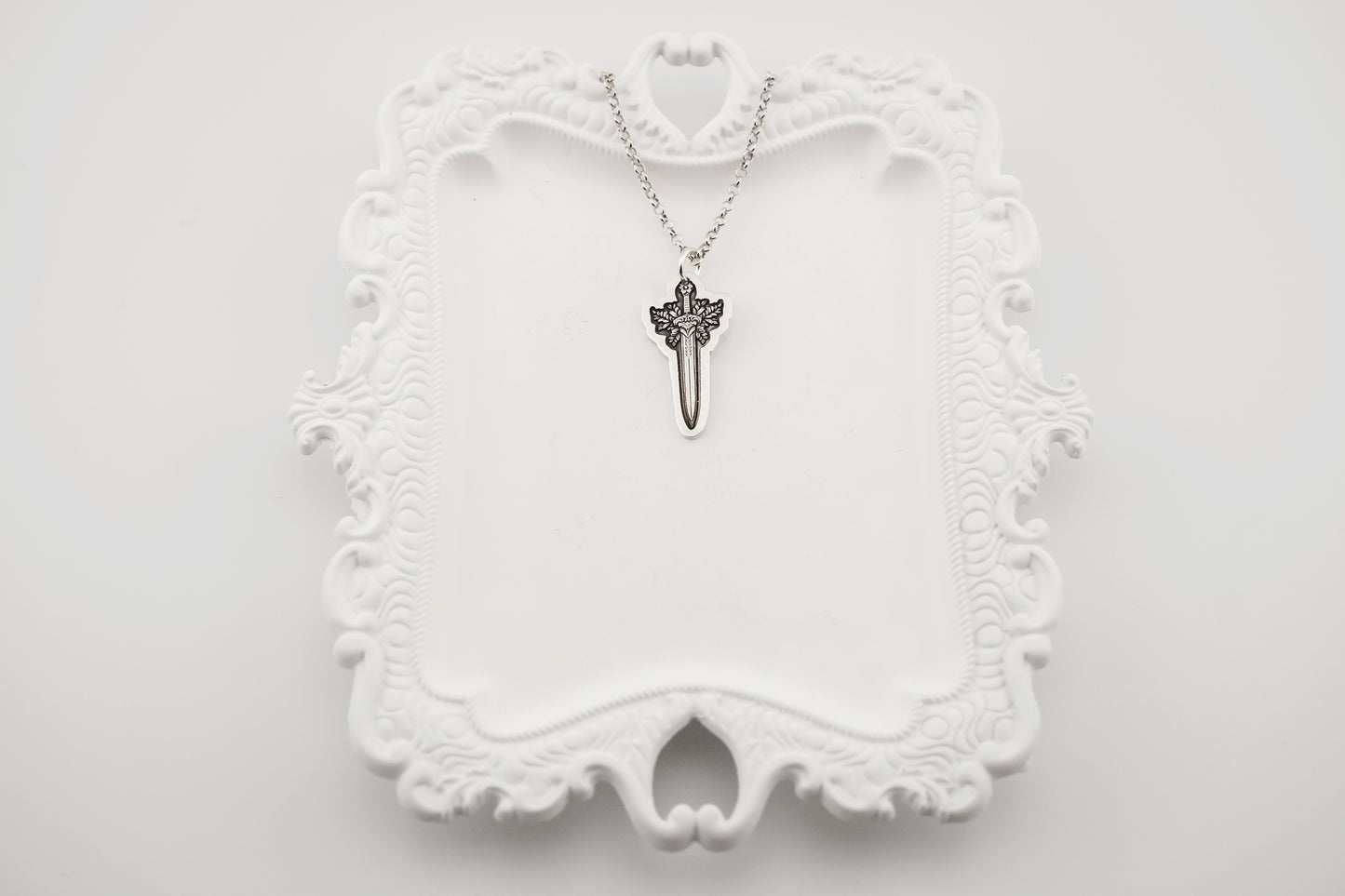 Necklace, Engraved Sword Necklace 2