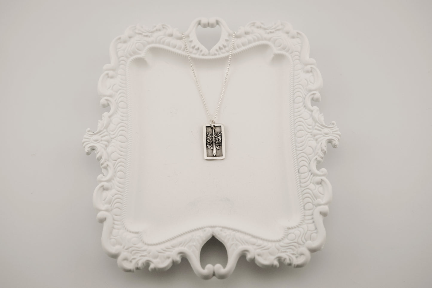 Necklace, Engraved Sword 1 Necklace (Medium)