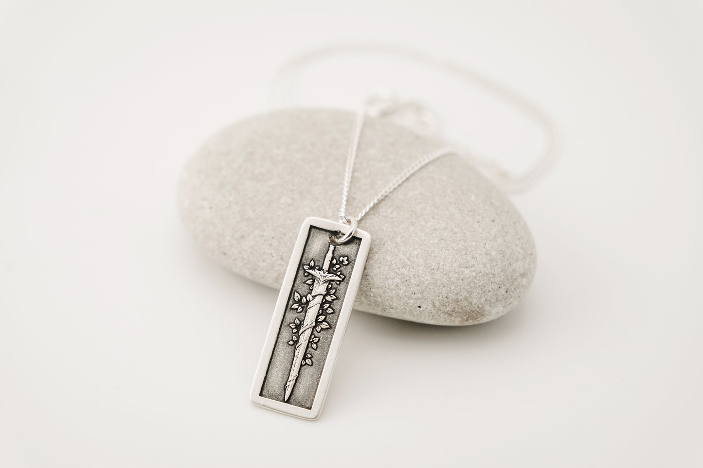 Necklace, Engraved Sword and Vine 1 Necklace
