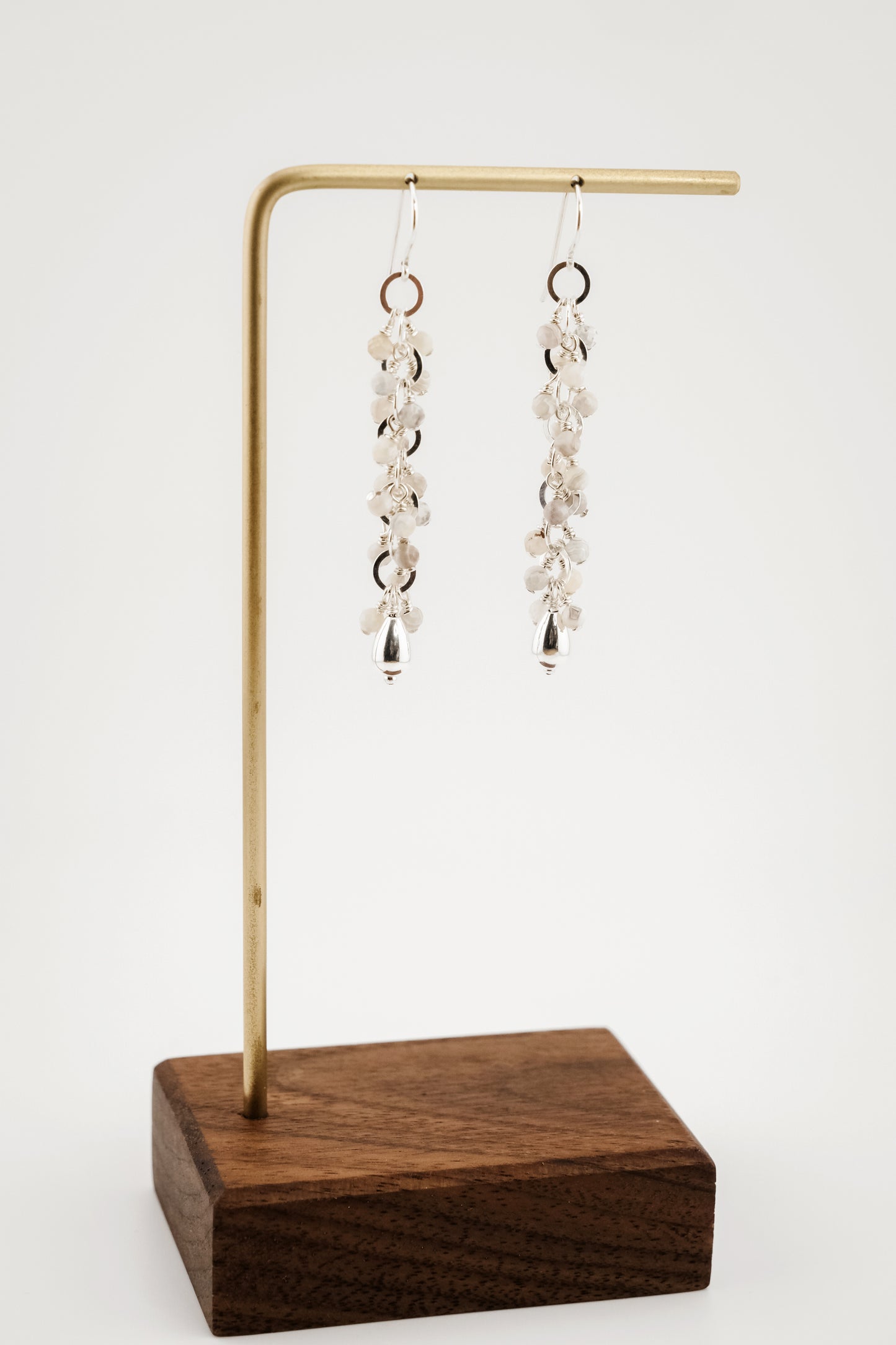 Earrings, Laguna Lace Agate Waterfall Dangle Earrings