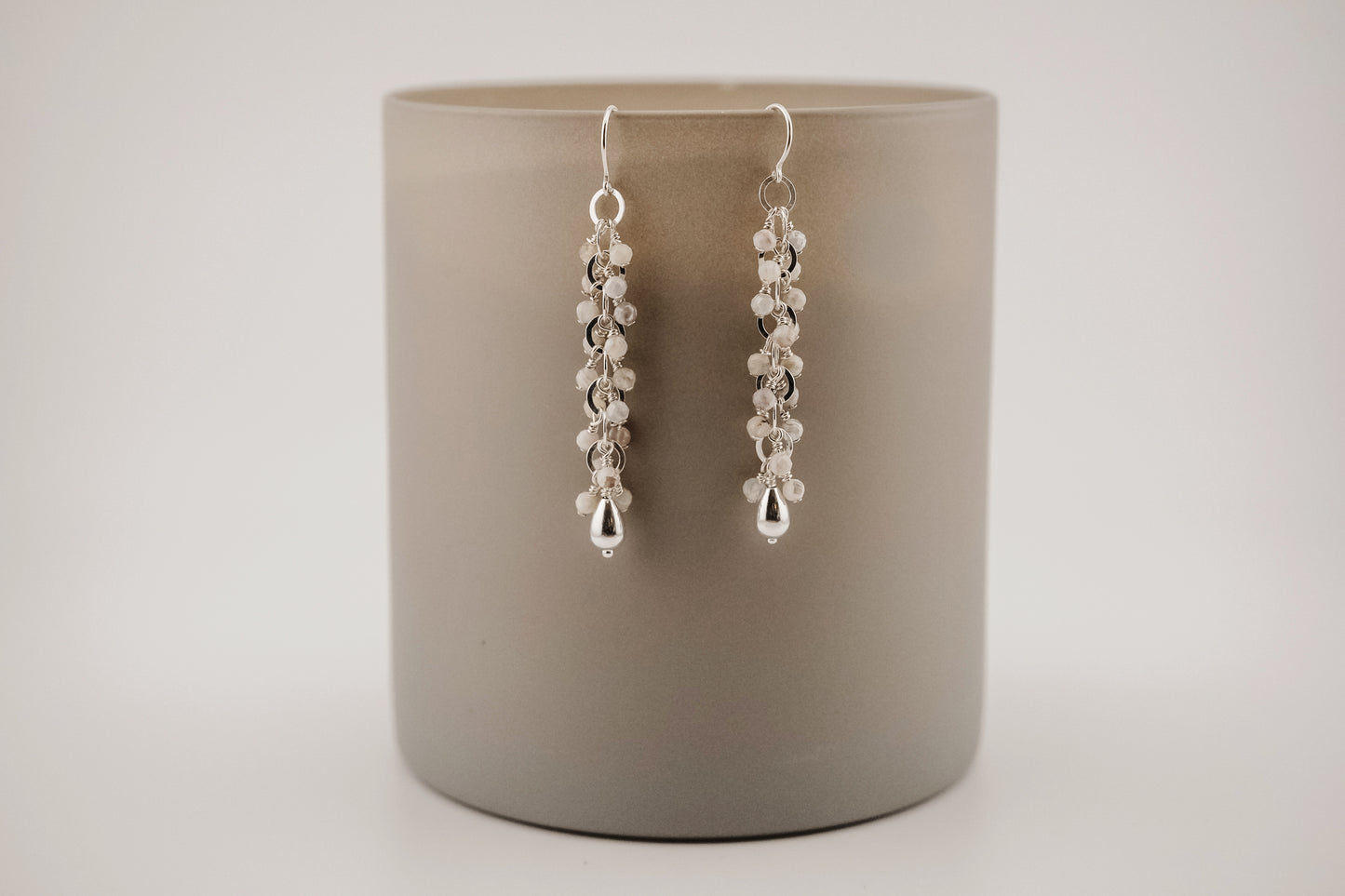 Earrings, Laguna Lace Agate Waterfall Dangle Earrings