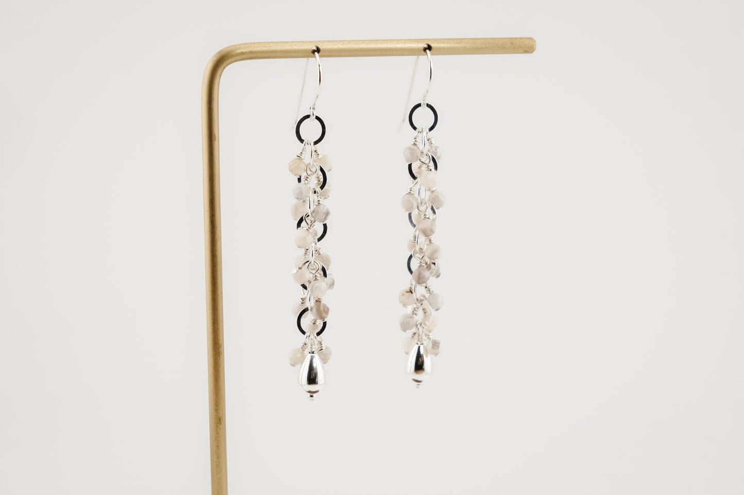 Earrings, Laguna Lace Agate Waterfall Dangle Earrings