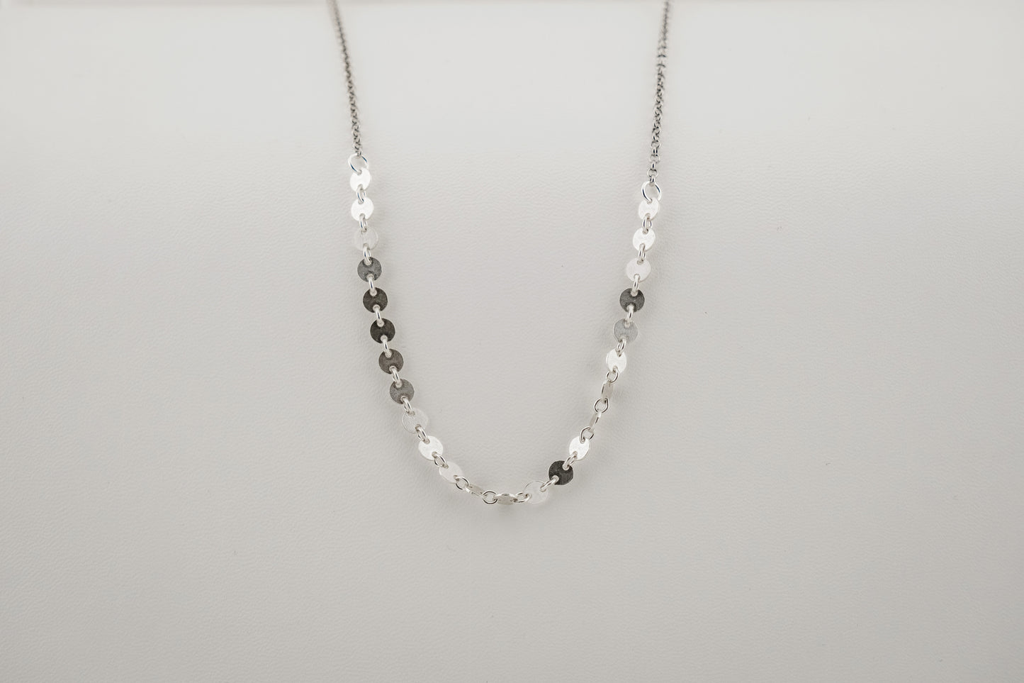 Necklace, Sequin and Rolo Chain Necklace (Variations)
