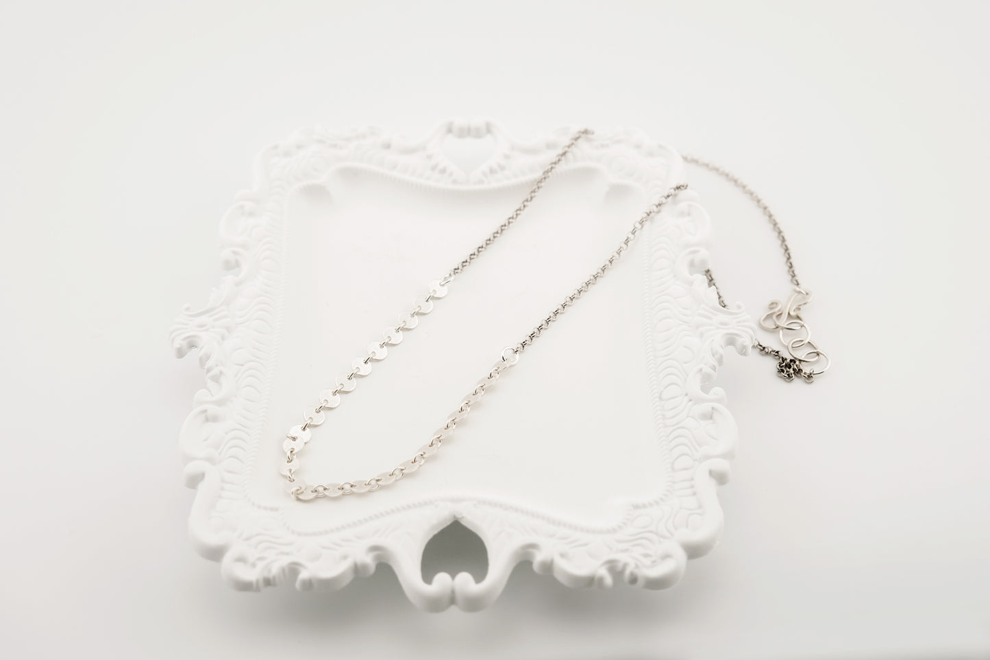 Necklace, Sequin and Rolo Chain Necklace (Variations)