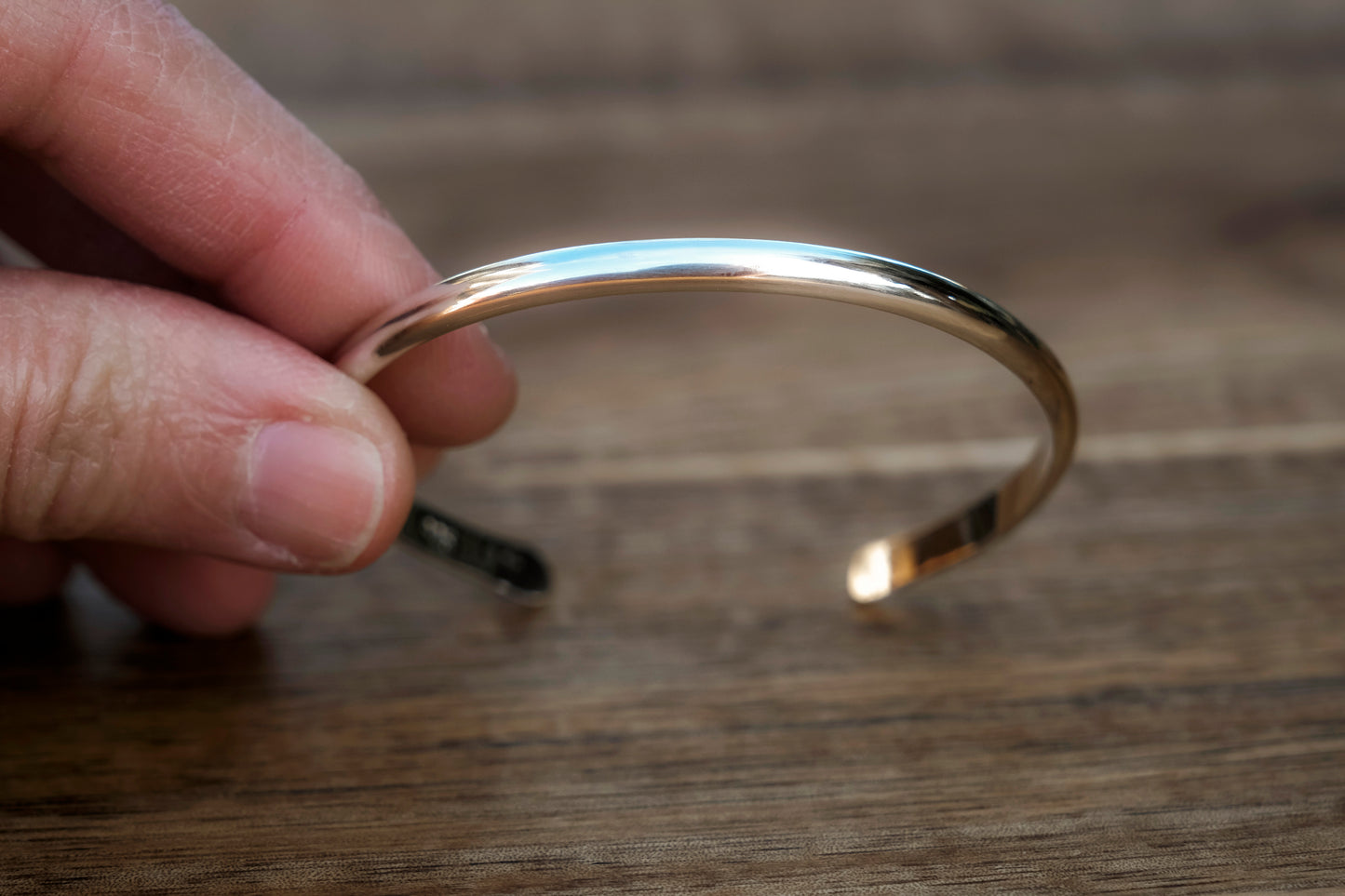 Bracelet, Sterling Silver "Shine" Cuff