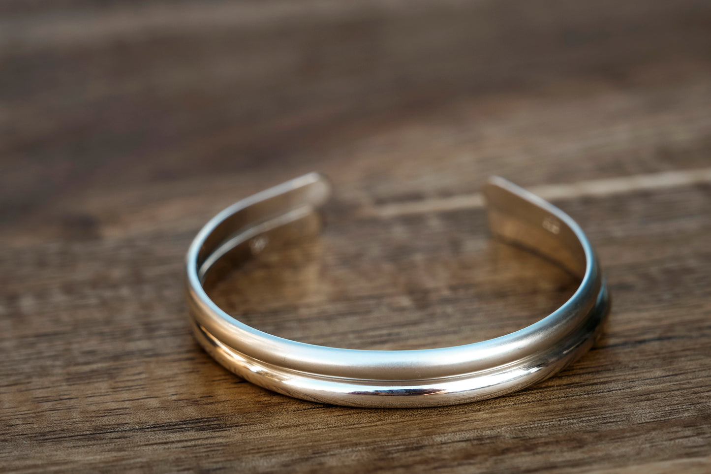 Bracelet, Sterling Silver "Shine" Cuff