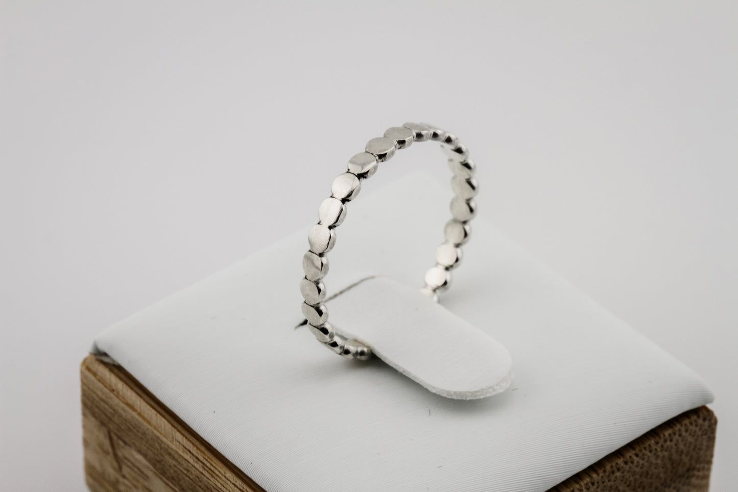 Ring, Circle Sterling Silver Stacking Ring