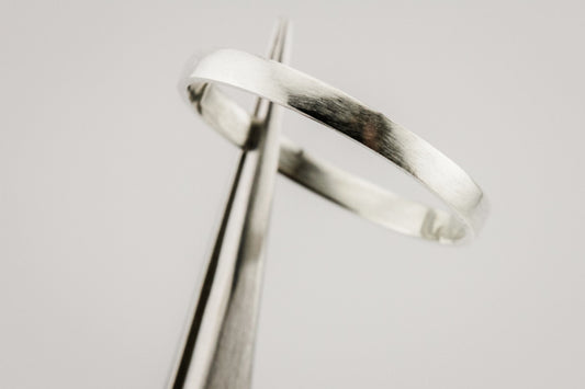 Ring, Minimalist 2mm Sterling Silver Stacking Ring