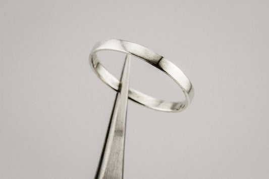 Ring, Simple 2.7mm Sterling Silver Stacking Ring