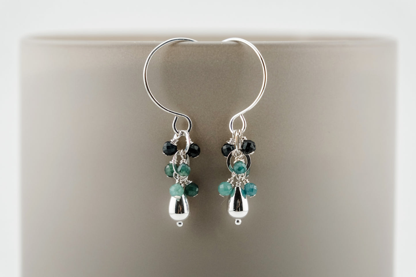 Earrings, "Confetti" gemstone earrings (multiple colors available)