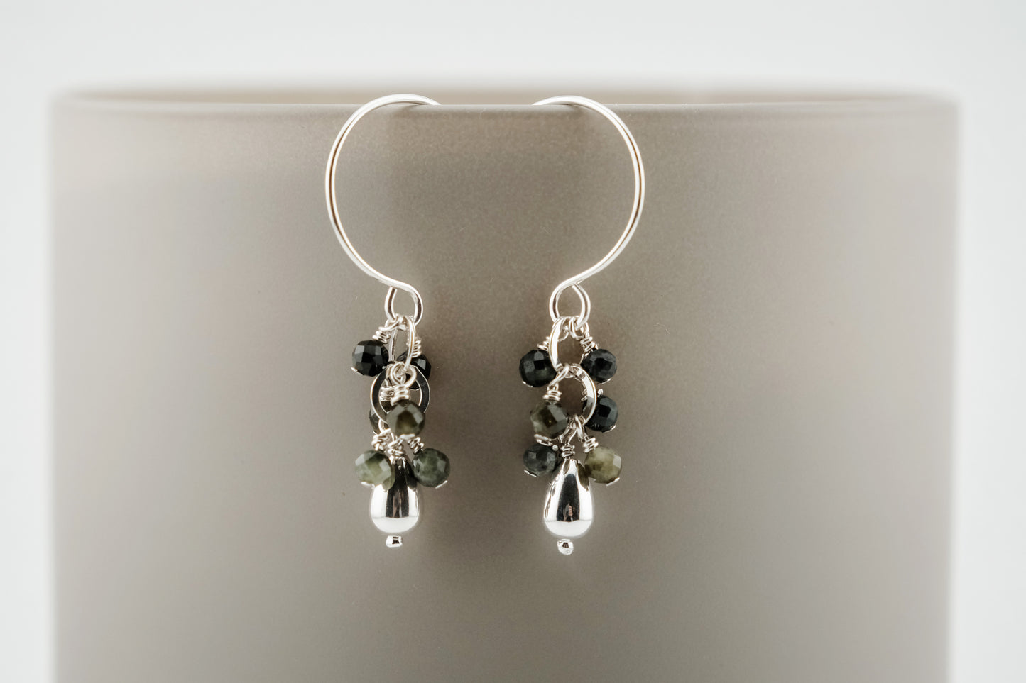 Earrings, "Confetti" gemstone earrings (multiple colors available)