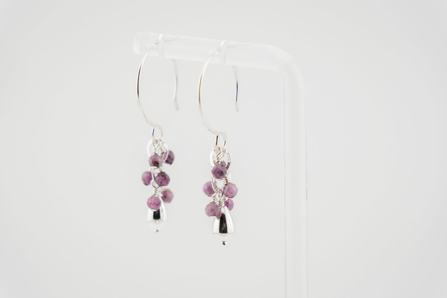 Earrings, "Confetti" gemstone earrings (multiple colors available)