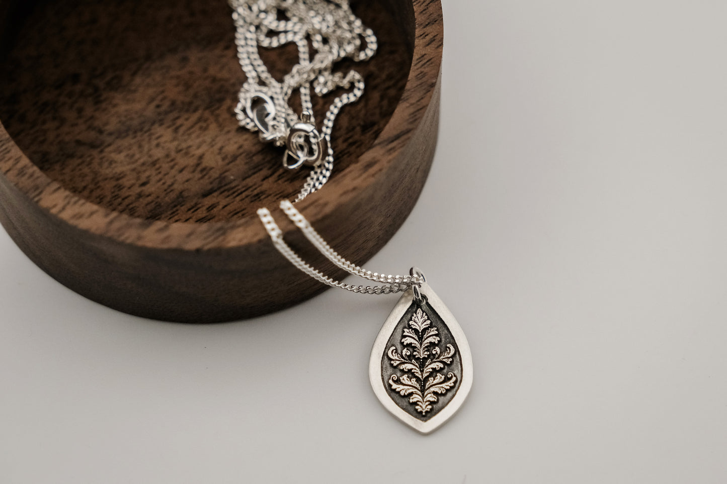 Necklace, Engraved Baroque Necklace