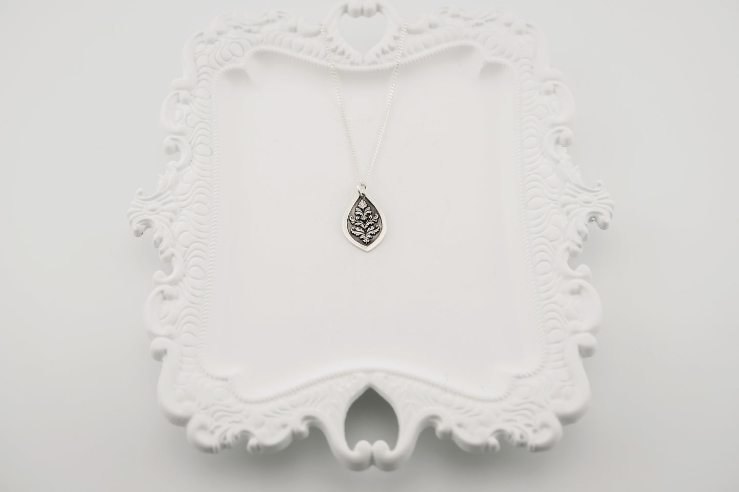 Necklace, Engraved Baroque Necklace