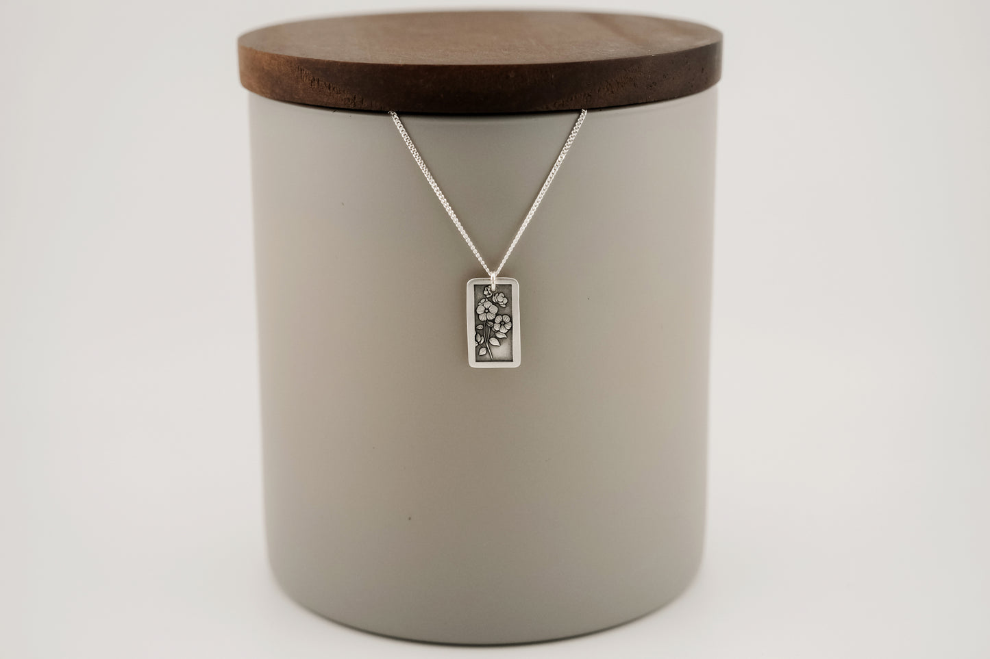 Necklace, Engraved Flowers 1 Necklace