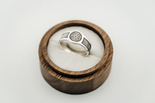 Ring, Engraved Medallion Ring