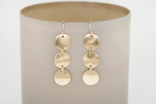Earrings, 14k Gold Fill Dangle Earrings