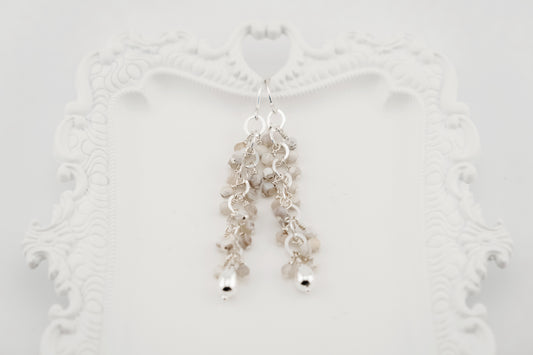 Earrings, Laguna Lace Agate Waterfall Dangle Earrings